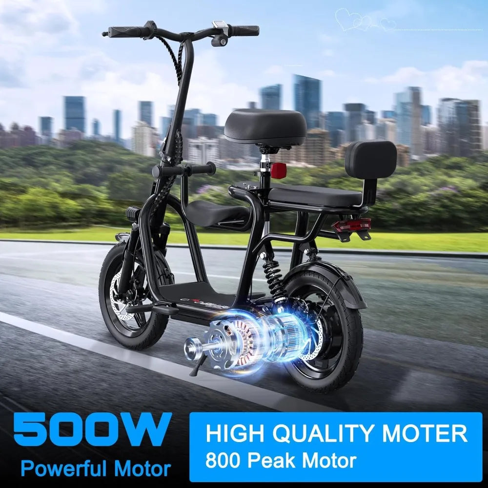 Electric Scooter with Seats for Adults