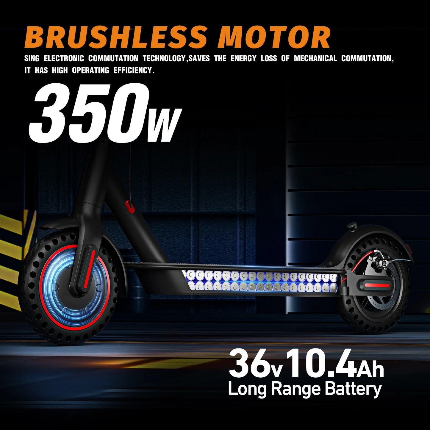 350W Foldable Electric Scooter for Adults Teens with APP Support
