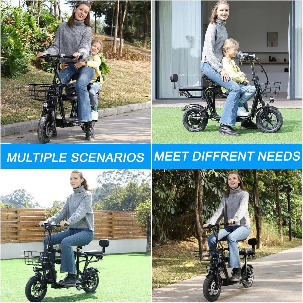 Electric Scooter with Seats for Adults