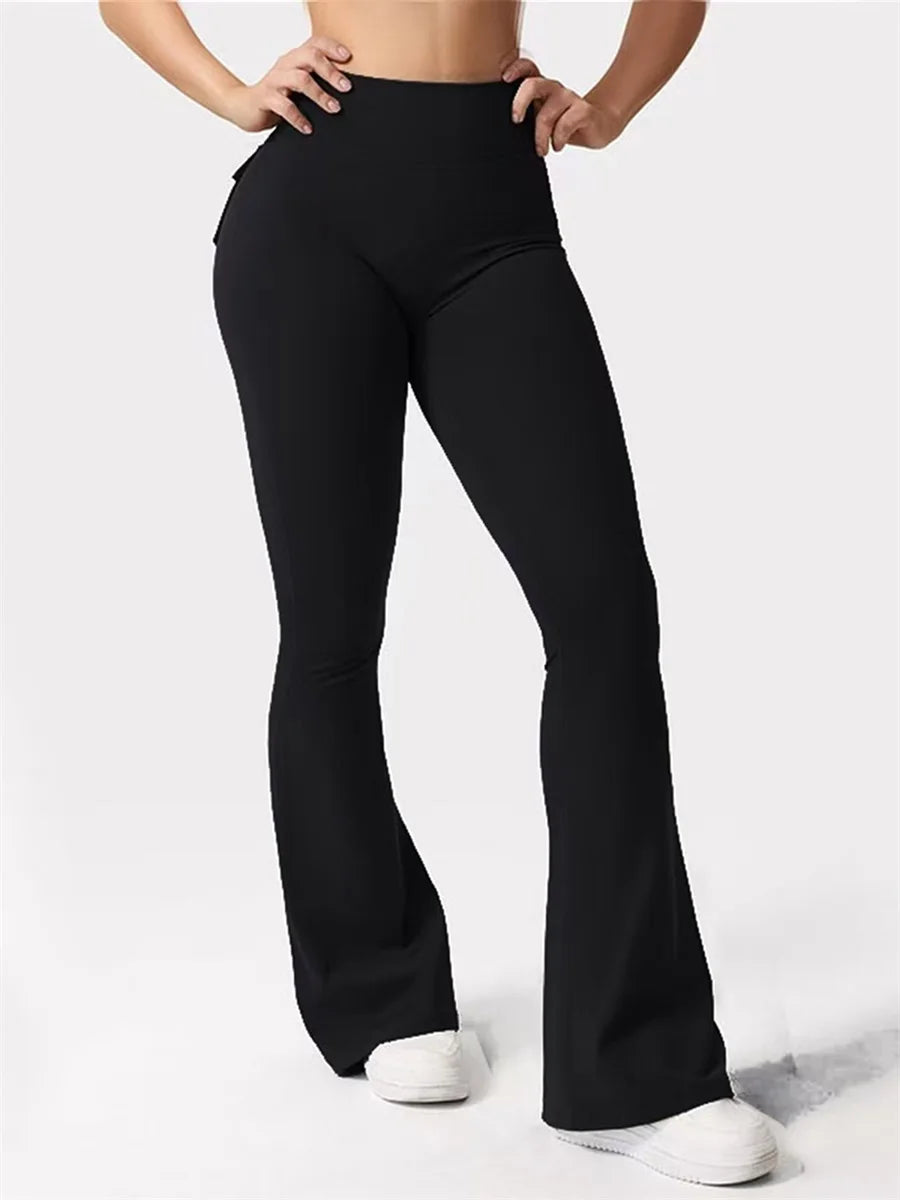 Women’s High Waist Yoga Leggings with Pockets Tummy Control