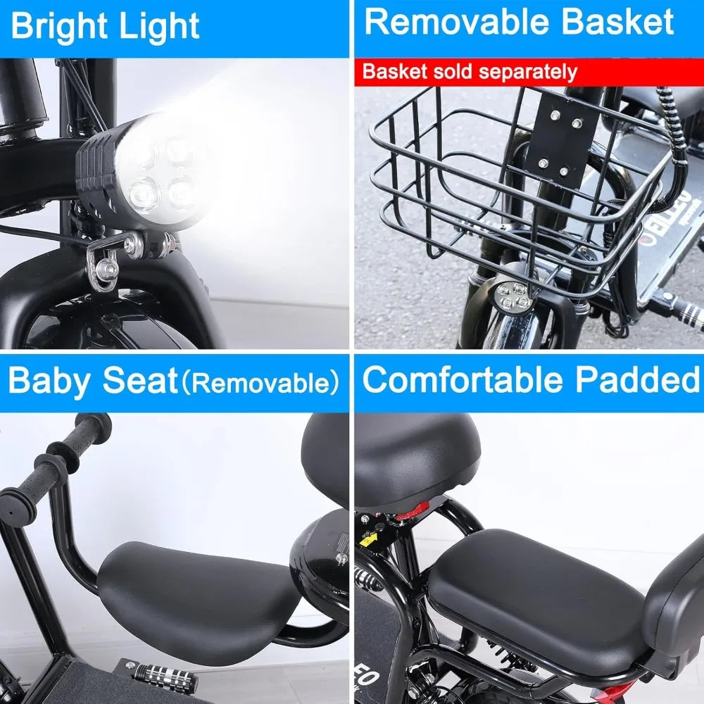 Electric Scooter with Seats for Adults