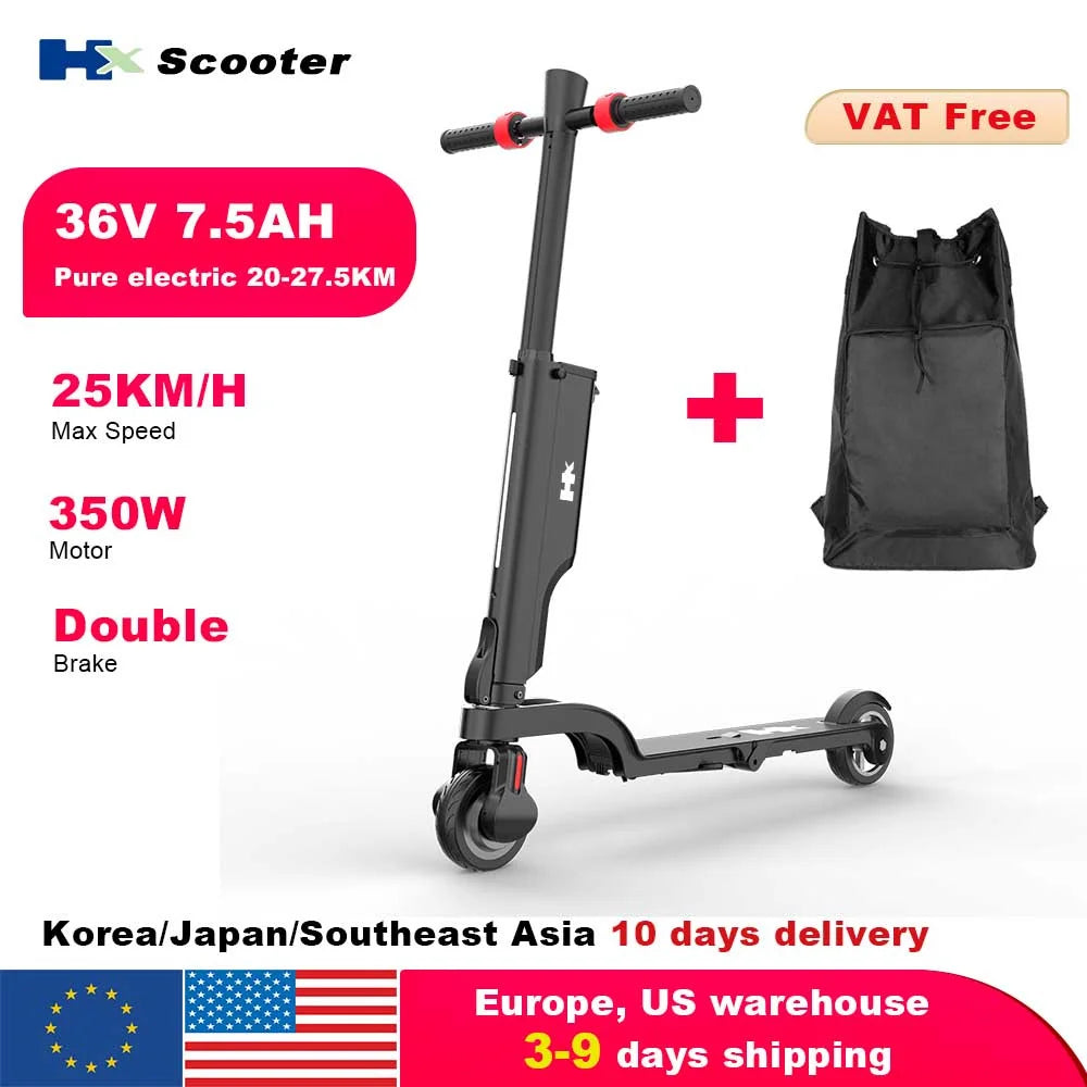 HX X6 Electric Scooter Foldable 350W 25KM/H E Scooter