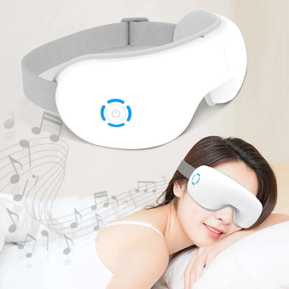 Eye Massager with Heat Vibration and Music Eye Massage Glasses