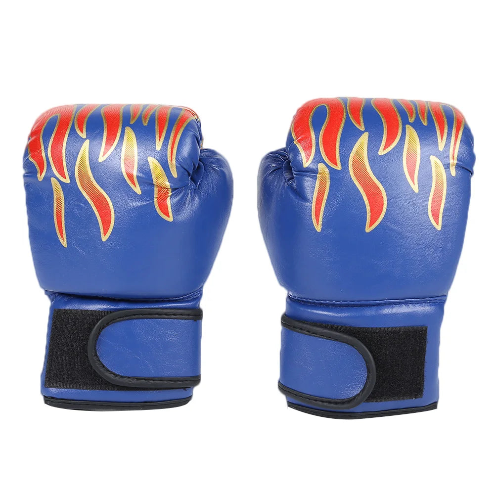 2pcs Boxing Training Fighting Gloves PU Leather Kids Breathable