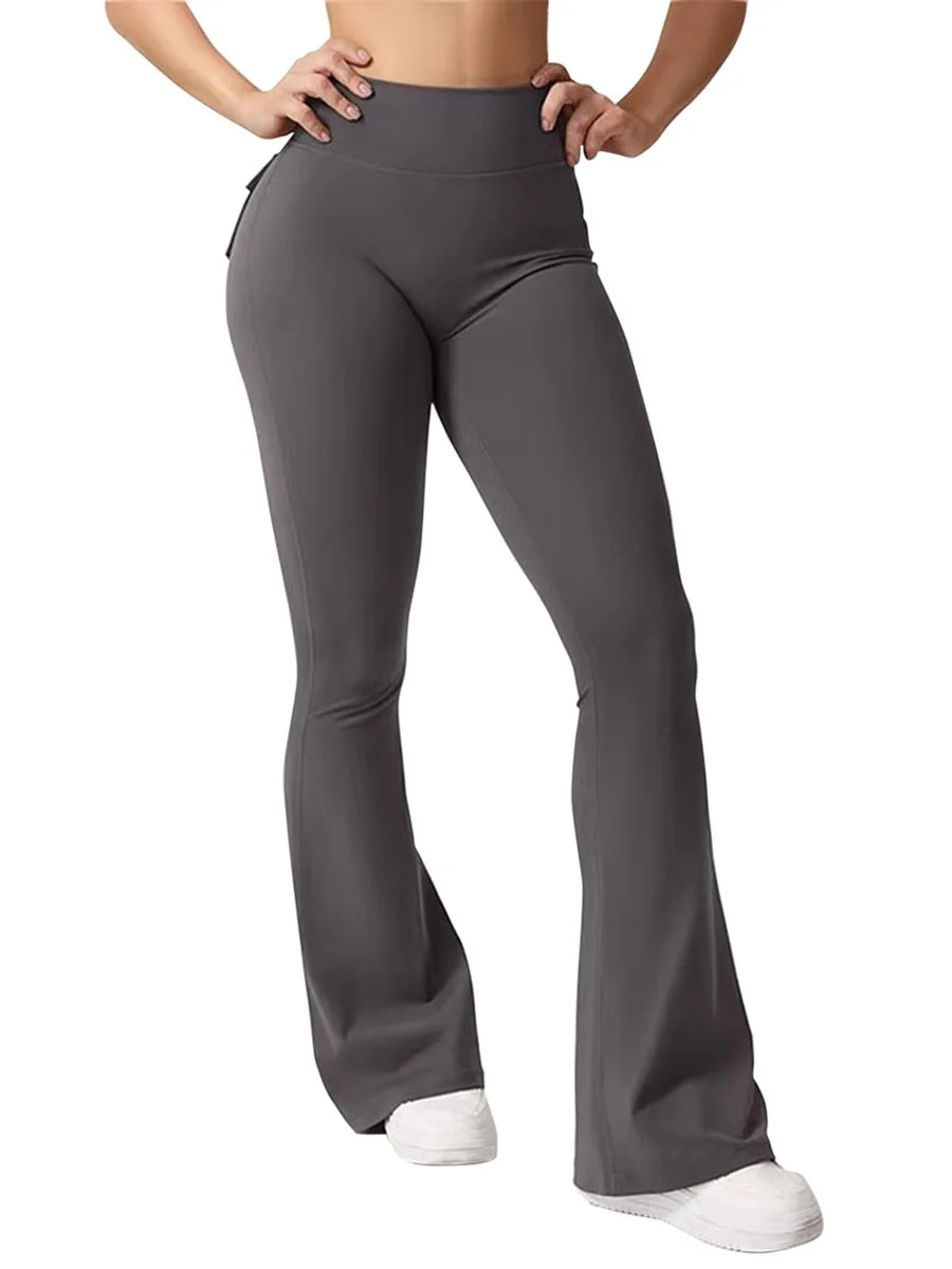 Women’s High Waist Yoga Leggings with Pockets Tummy Control