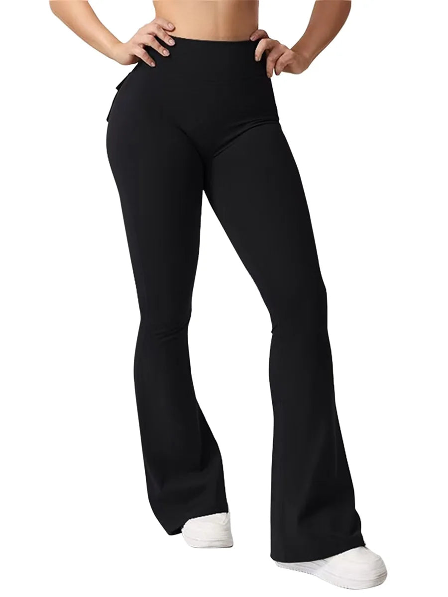 Women’s High Waist Yoga Leggings with Pockets Tummy Control