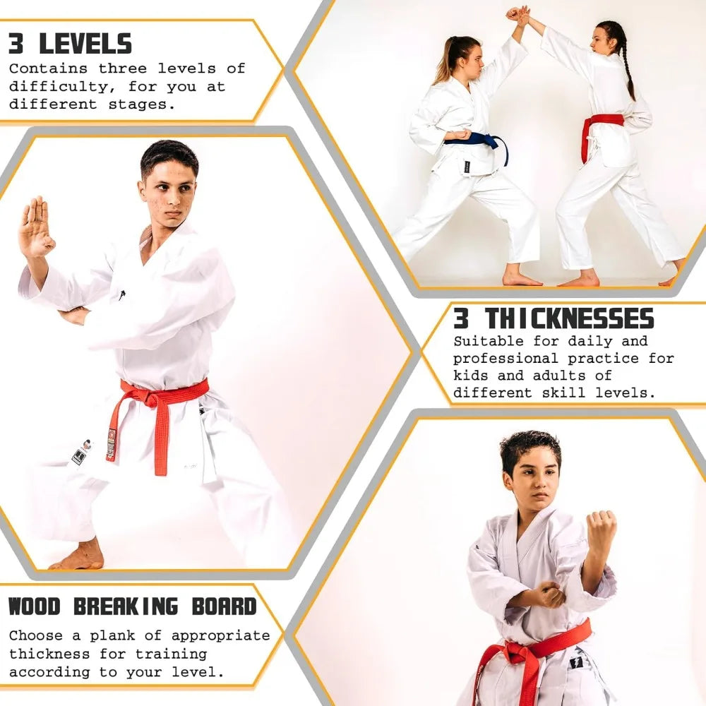 Taekwondo Karate Breaking Boards, Professional Wood Breaking Board